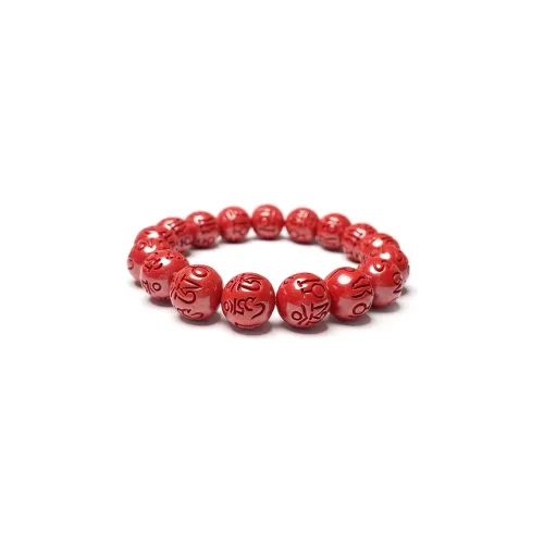 Xifeng Building Cinnabar Jade Bracelets Unisex