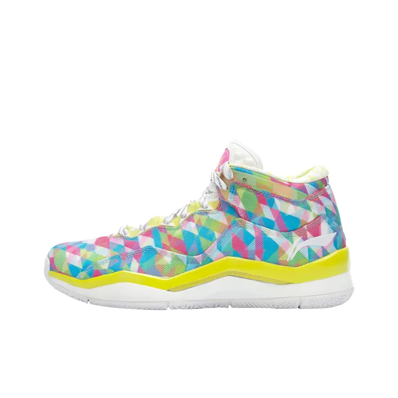 LiNing WOW 3 Way Of Wade 3 Non slip Lightweight Mid Top Basketball Shoes Men's Multicolor-0