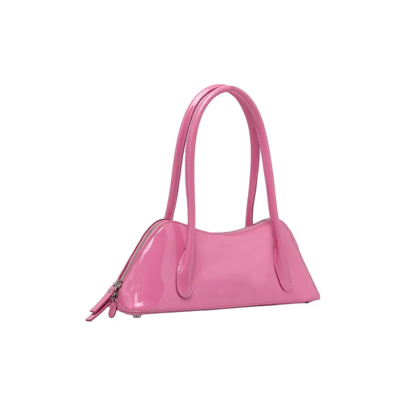 Blumarine Calfskin One Shoulder Handbags Women's Pink-1