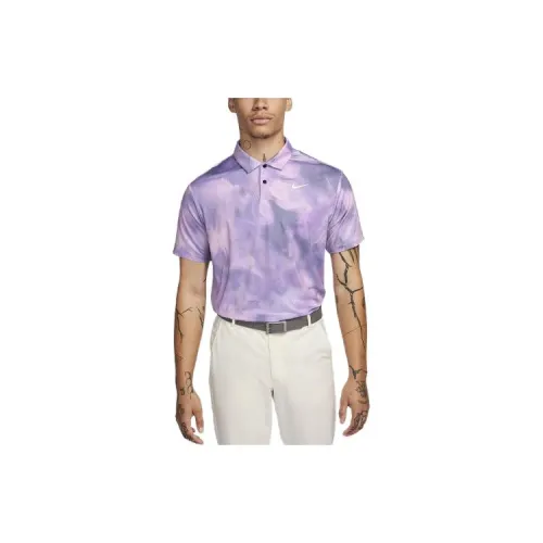 Nike Polo Shirts Men Violet