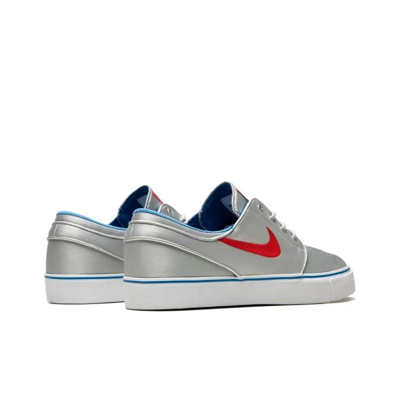 Nike Sb Stefan Janoski Zoom Metallic Silver-2