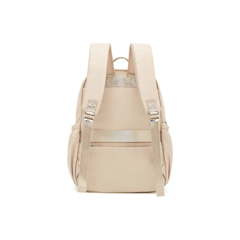 RIOREX Fabric Backpack Travel Bag Laptop Bag Backpack Regular Women's Black/Apricot/Army Green-11