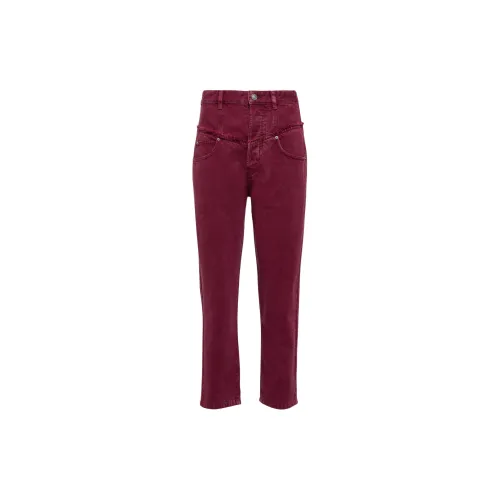 ISABEL MARANT Jeans Women's Burgundy