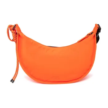 LiNing Sports Life Collection Fabric With Nylon Handbag, Shoulder Bag, Crossbody Bag Regular Unisex Tong Orange