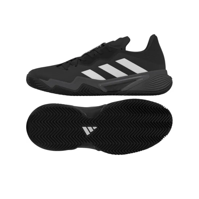 adidas Barricade Clay 'Black White'-3