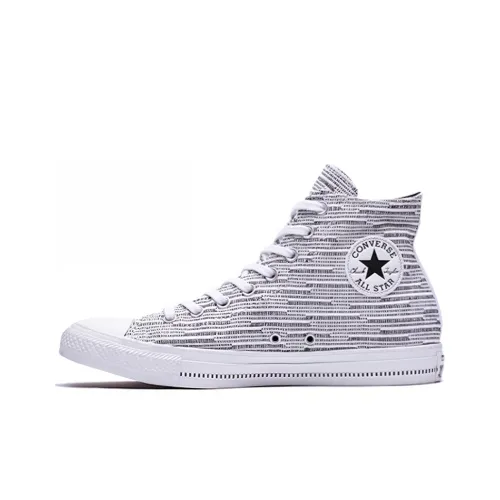 Converse Chuck Taylor All Star Canvas Shoes Unisex High-Top Stripes White