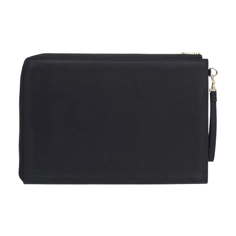 A.P.C PU Polyurethane Briefcase Clutch Women's Black-3