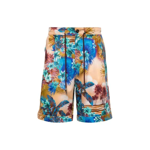 Roberto Cavalli Hawaii-print Chino Shorts