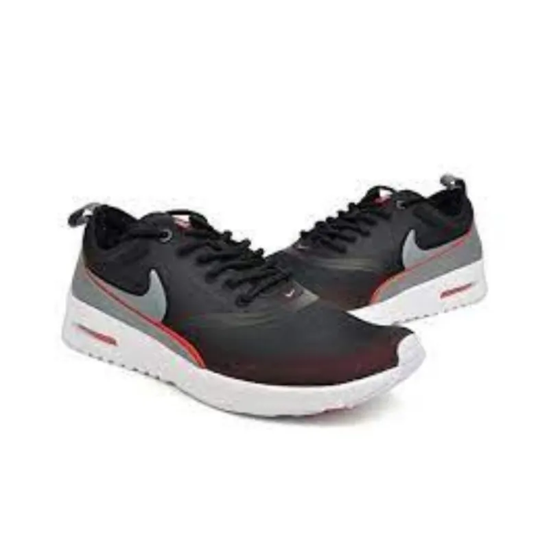 Nike Air Max Thea Ultra Black Cool Grey Bright Crimson Women's-2