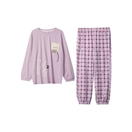 Dorame Pajama Set Women's Light Purple