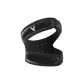 [Double Patella Band, Interior Silicone]Black 2 Pack