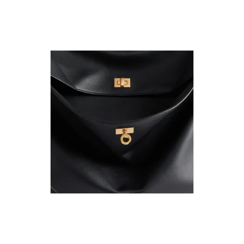 Balenciaga Rodeo Large Handbag Black-5