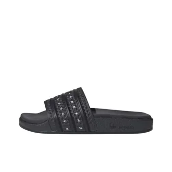 Adilette Women's Adidas Slide 'Carbon White Trefoils' Women's