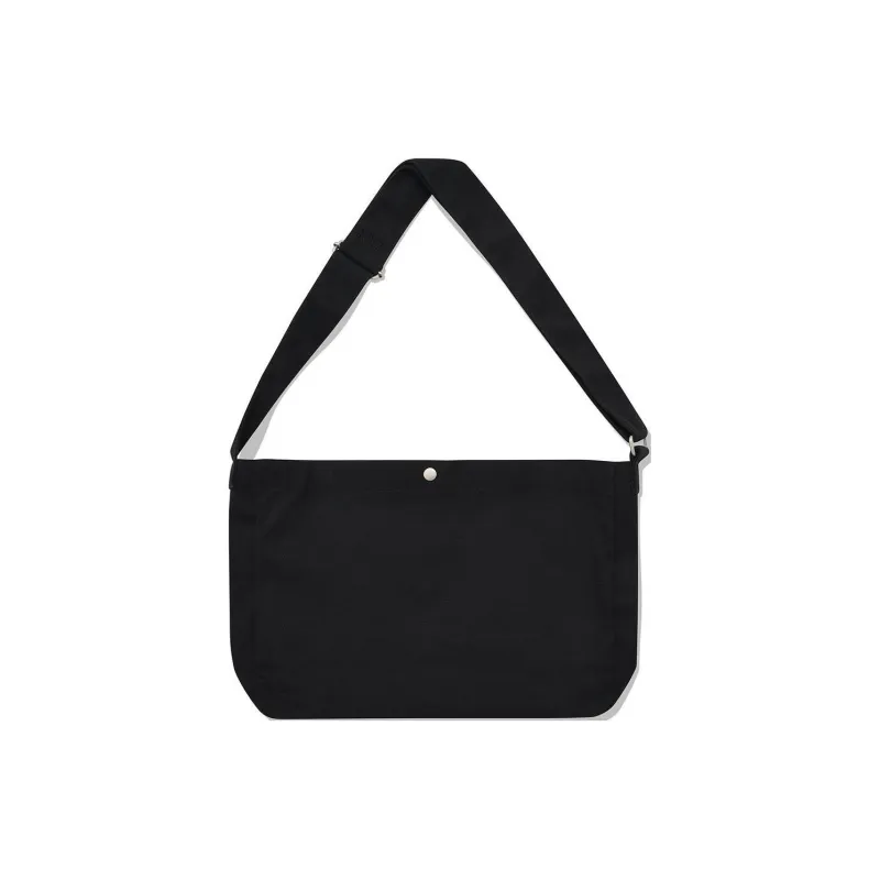 COVERNAT Cotton Shoulder Bag Crossbody Bag Unisex Black-1