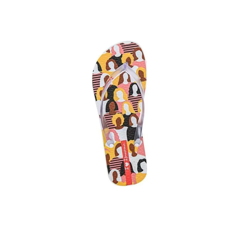 Ipanema Quiet Flip Flops Women's White Pink-2