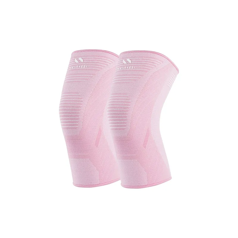 NAILEKESI Knee Pads Polyester Elastane Latex Thread Silicone Running Cycling Fitness Unisex-12