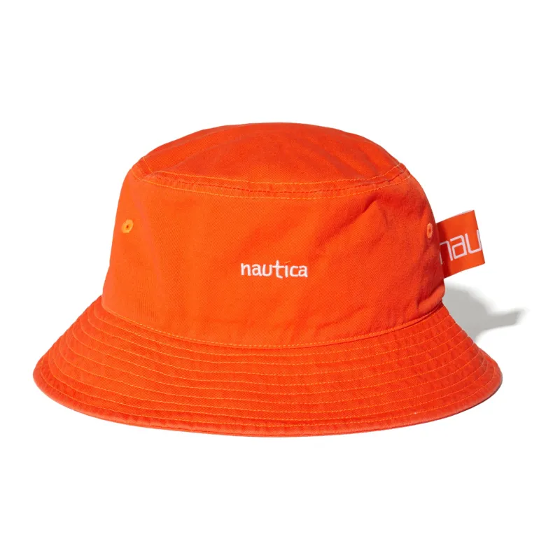 Nautica White Sail Cotton Bucket Hats Unisex-3