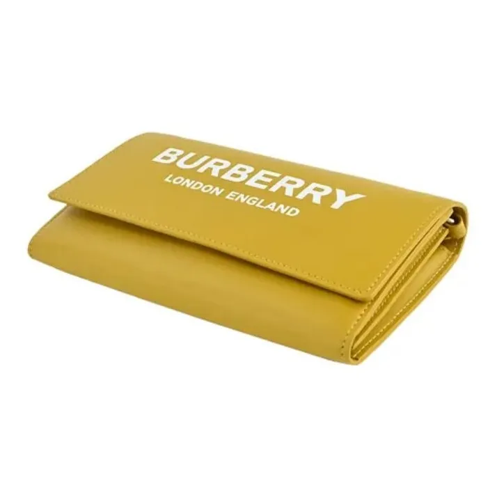 Burberry Cow Leather Shoulder Bag, Crossbody Bag Regular Women's Yellow-2