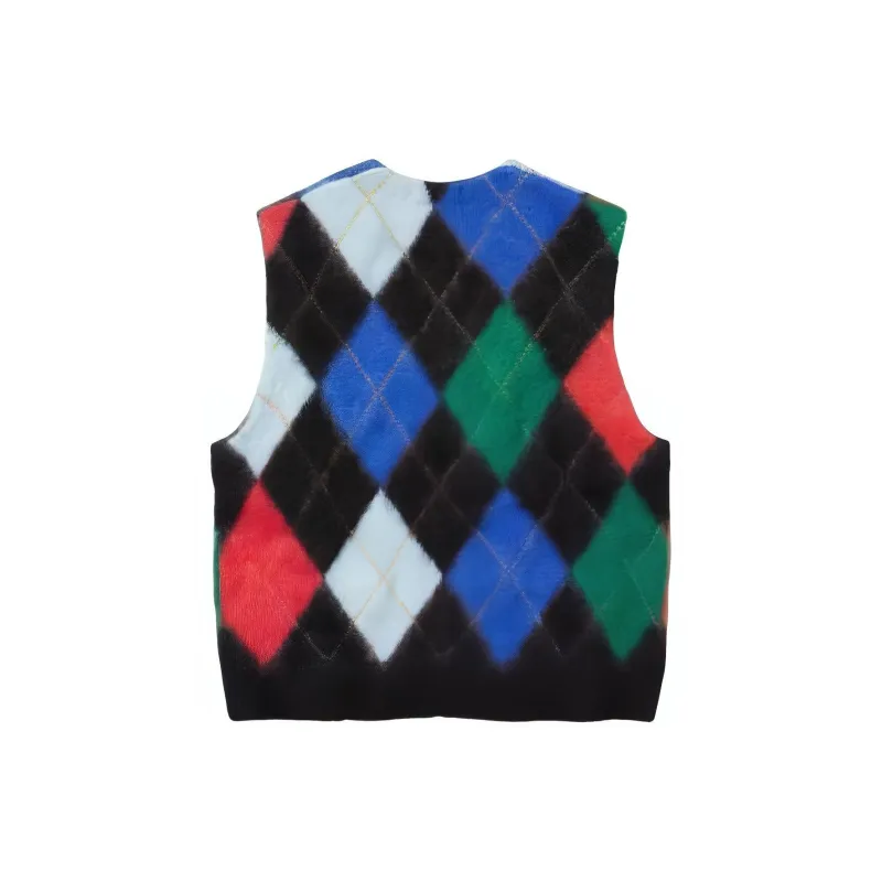 Supreme Brushed Argyle Zip Up Vest - Cheap Rcj Jordan Outlet