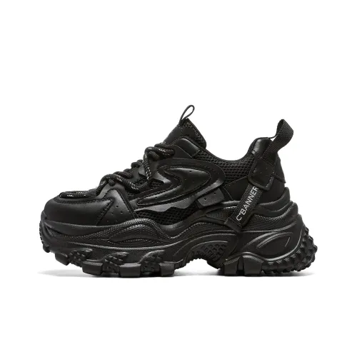 C°BANNER Low Top Chunky Sneakers Women's Black