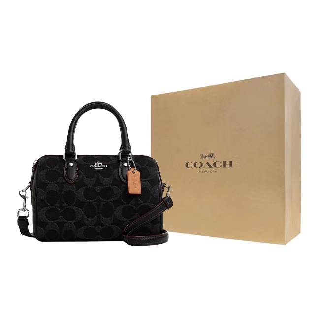 COACH Rowan Denim Handbag Shoulder Bag Crossbody Bag Mini