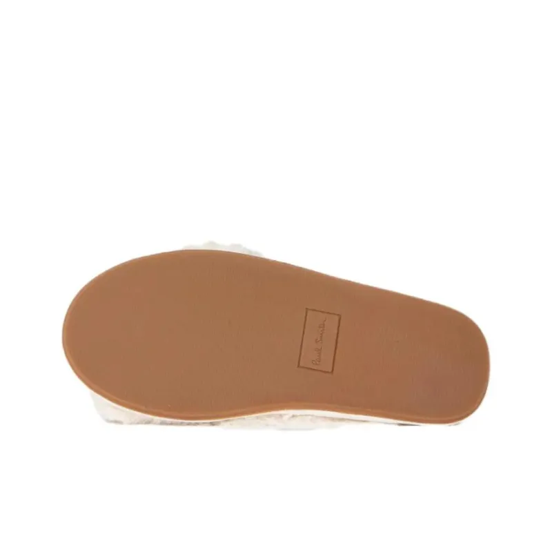 Paul Smith Rubber Sole Slip-Resistant Slide Slippers Women's Ivory-4