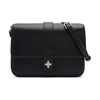 PEDRO PU Crossbody Bag, Shoulder Bag Women's Black/Sand