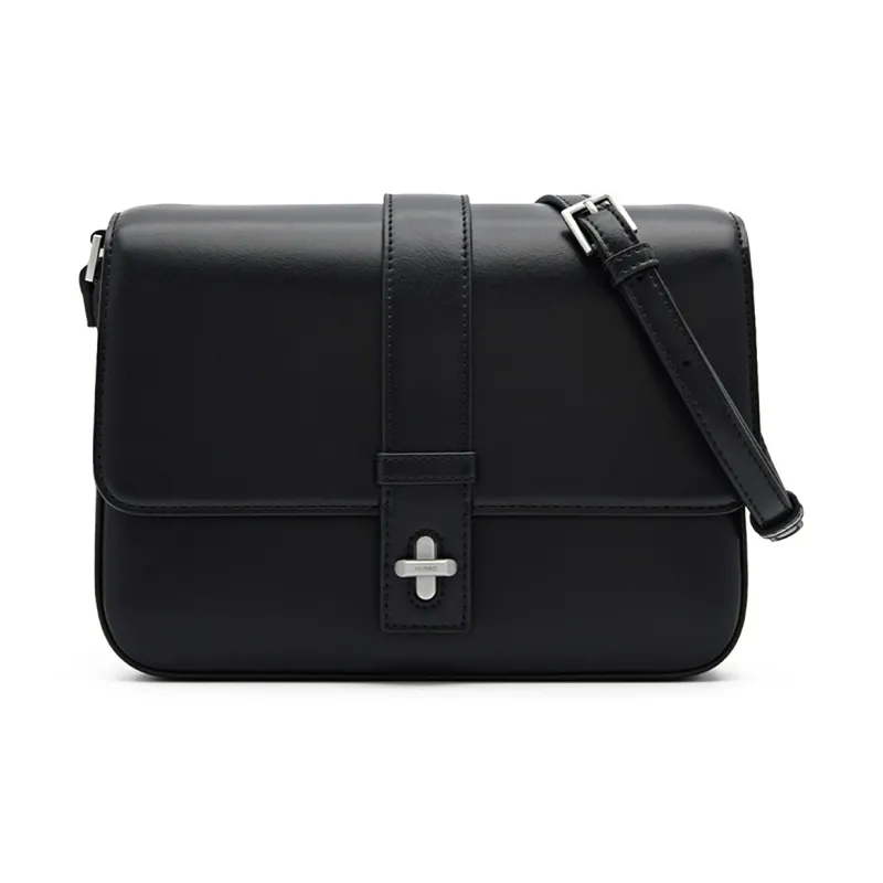 PEDRO PU Crossbody Bag, Shoulder Bag Women's Black/Sand-0