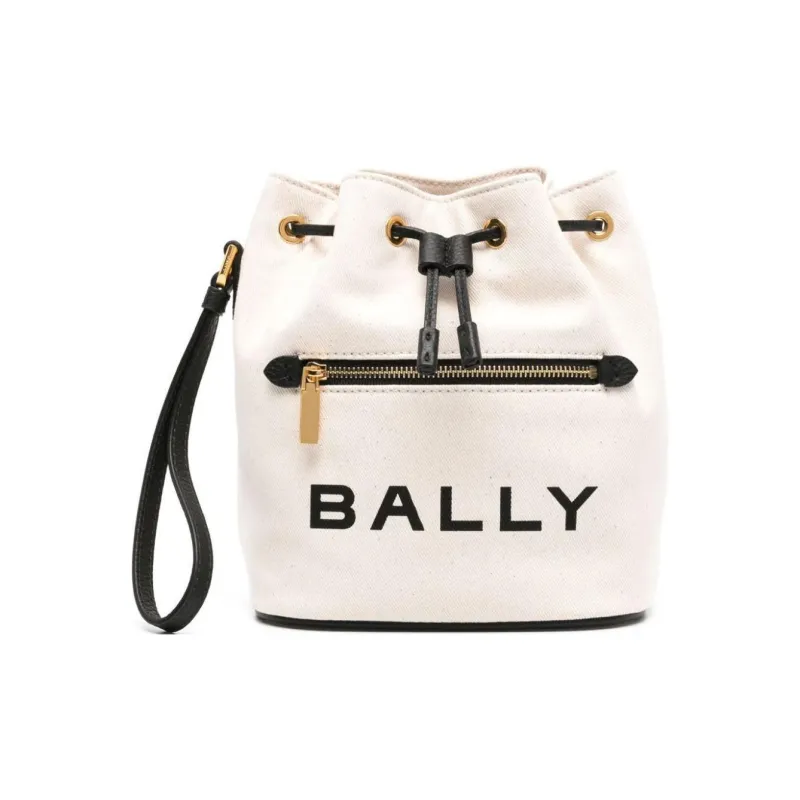 BALLY Bar Canvas Bucket Bag-0