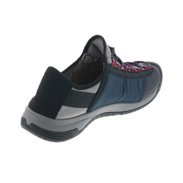 KEEN Hoodmoc Hs Slip Resistant Low Top Outdoor Shoes Men's Blue Black-2