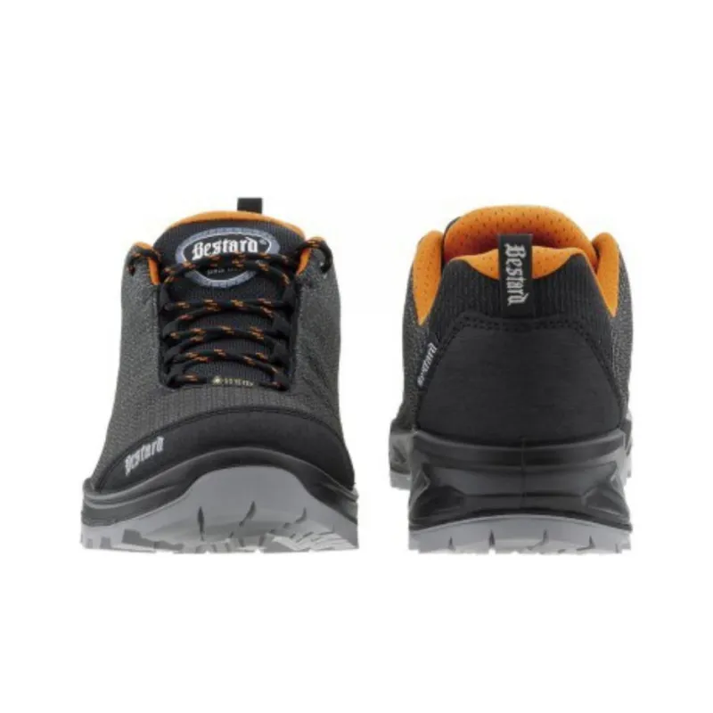Bestard Krypton Cushioning Wear-Resistant Low-Top Outdoor Shoes Unisex Black Gray Color-3