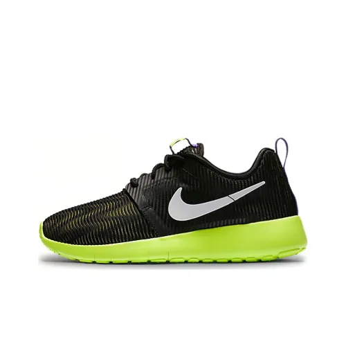 Nike Roshe One Flight Weight Black Ghost Green GS