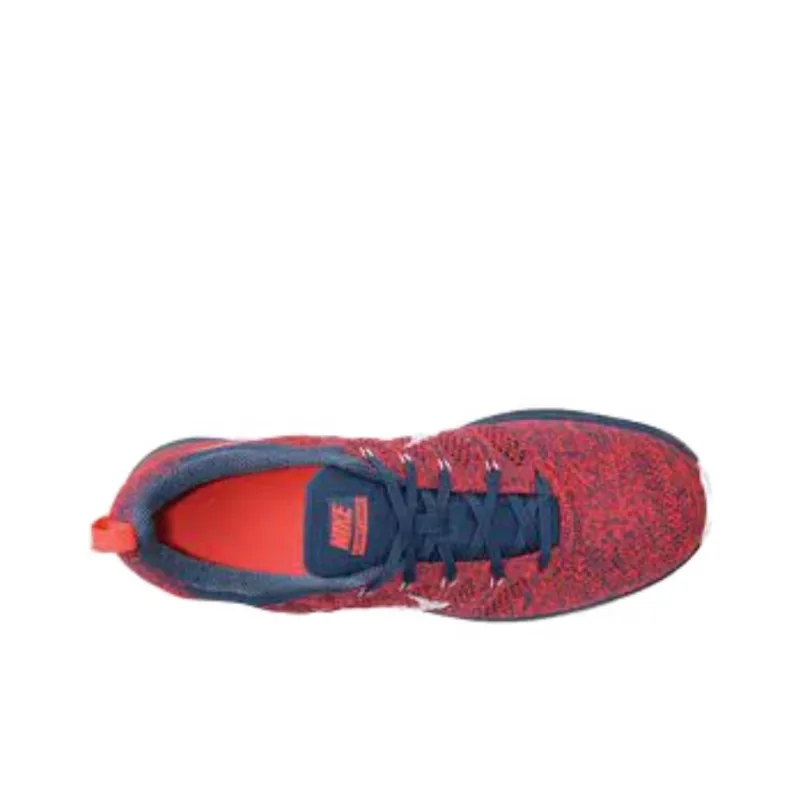 Nike Flyknit Lunar1+ Bright Crimson Squadron Blue-2