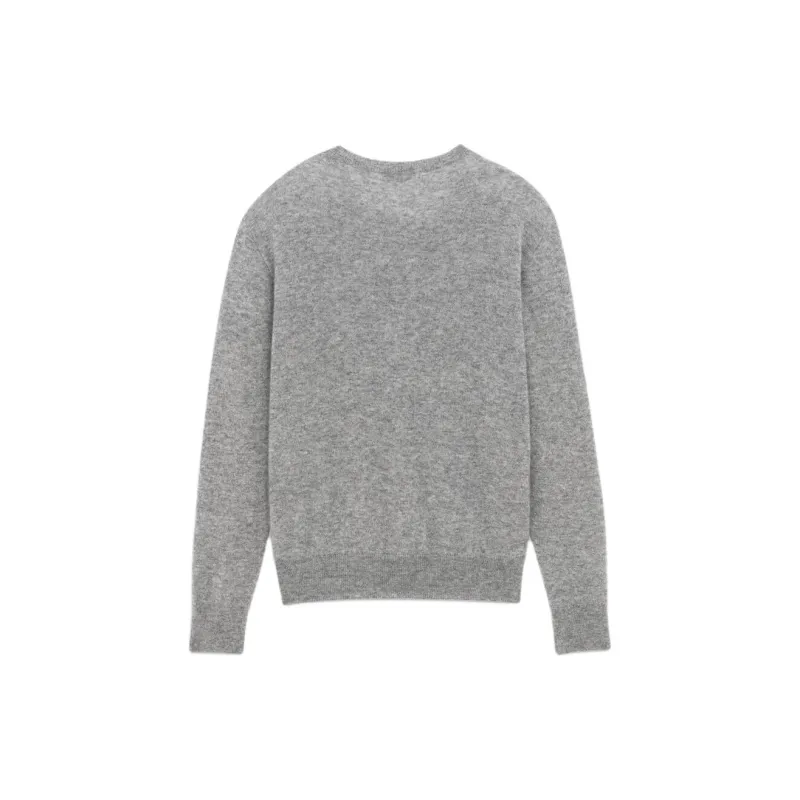 SAINT LAURENT Ribbed Crew Neck Sweater-1