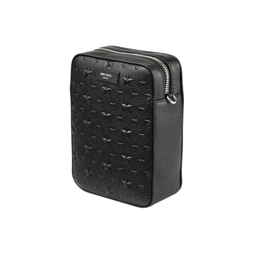 Jimmy Choo Leather Camera Bags Crossbody Bag Shoulder Bag Unisex Black