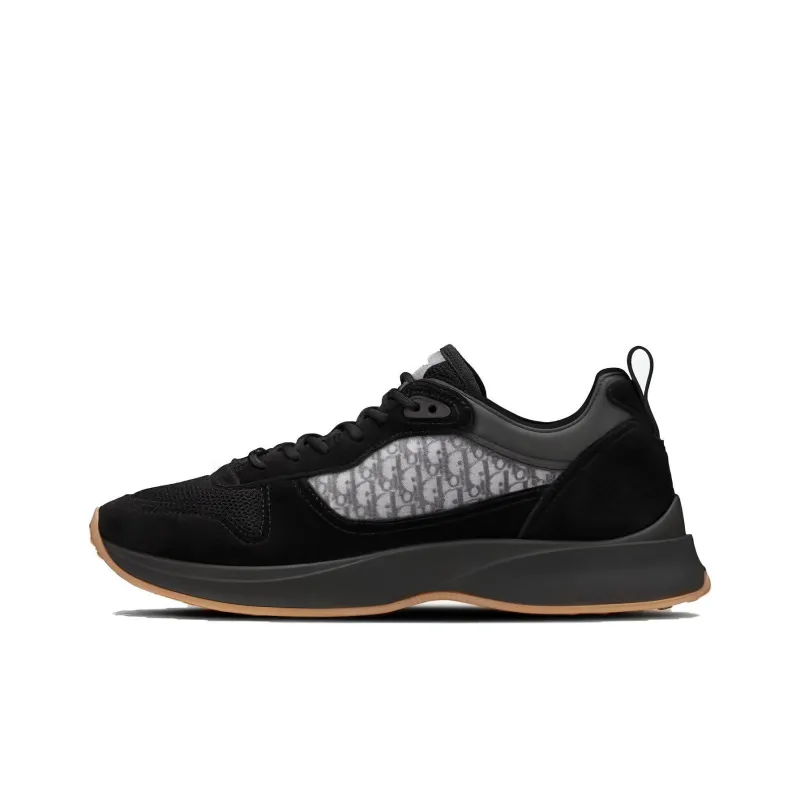 DIOR B25 Runner Black Oblique Suede-0