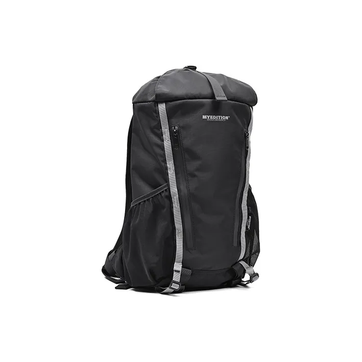MYEDITION Backpack University Student Backpack Polyester Black/Yellow/Gray Unisex-0
