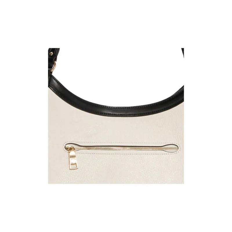 COACH Kristy Leather Bucket Bags Shoulder Bag Crossbody Bag Handbag Large Size Women's Khaki & White-4
