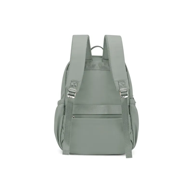 RIOREX Fabric Backpack Travel Bag Laptop Bag Backpack Regular Women's Black/Apricot/Army Green-18