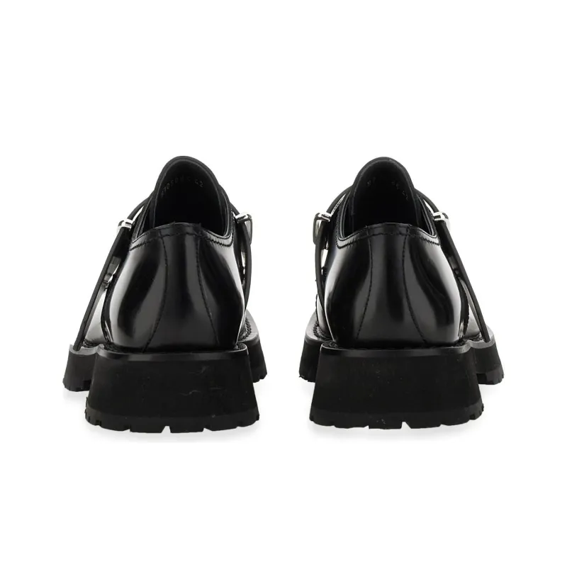 Alexander McQueen Punk Studded Derby Shoes-4