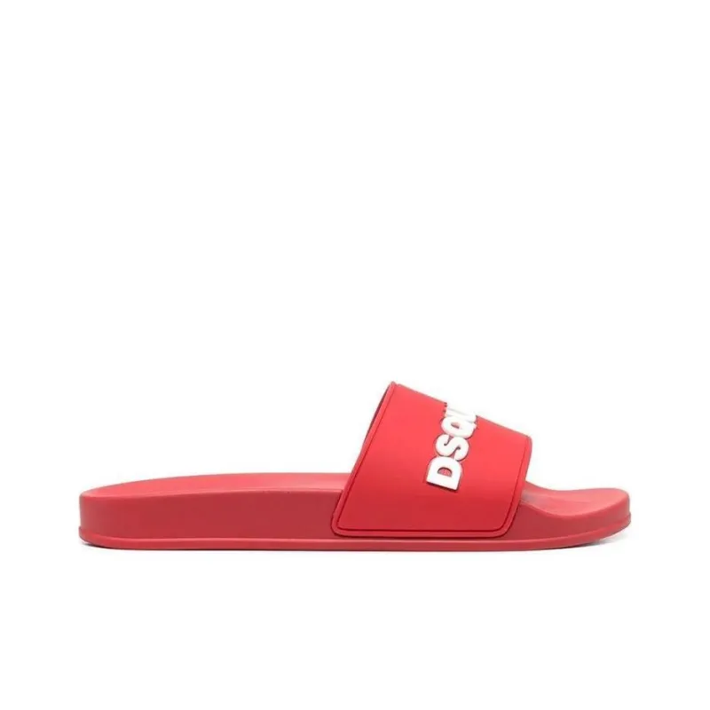 DSQUARED2 Logo print Sliders-1