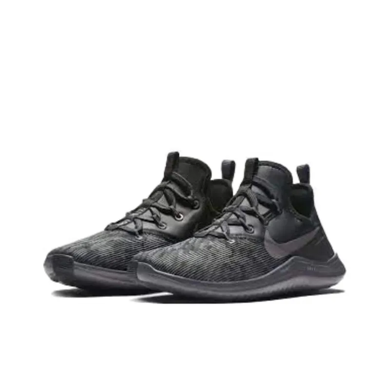 Nike Free Tr 8 Flock Black Thunder Grey Women's-2