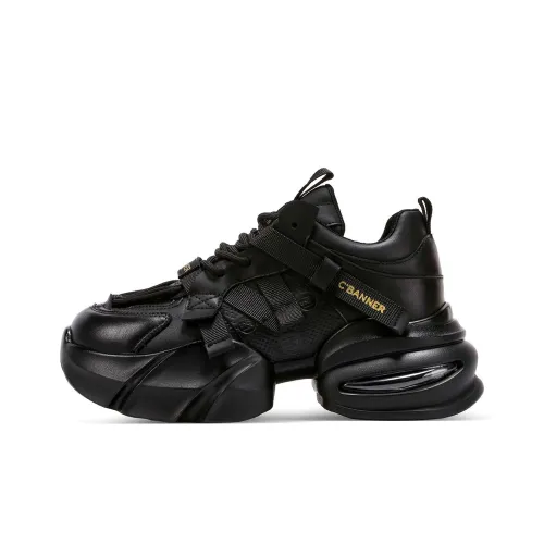 C°BANNER Low Top Chunky Sneakers Women's Black