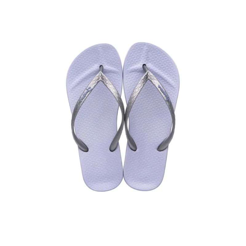 Ipanema Antibacterial Quick-Dry Slip-Resistant Flip Flops Women's Silver Purple-1