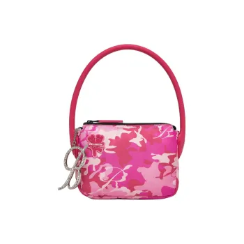 Blumarine Loose Nylon Handbag Shoulder Bag Mini Women's Pink