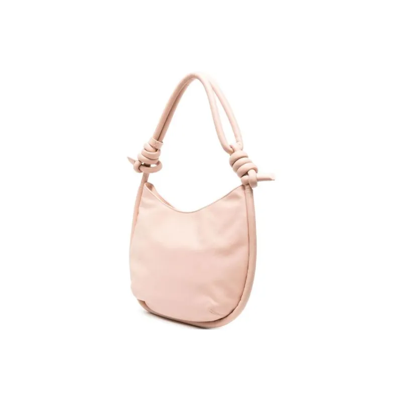 Zanellato Cow Leather With Cotton Handbag Women's Pink-1