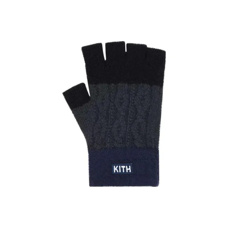 KITH Ellwood Colorblocked Fingerless Gloves-1