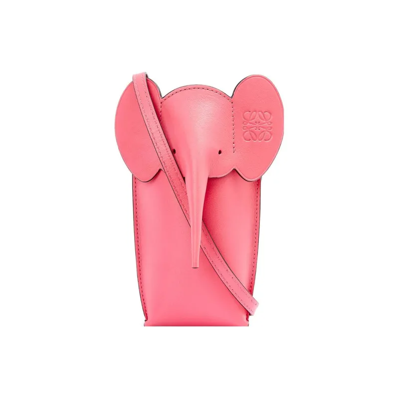 LOEWE Elephant Pocket In Classic Calfskin New Candy-1