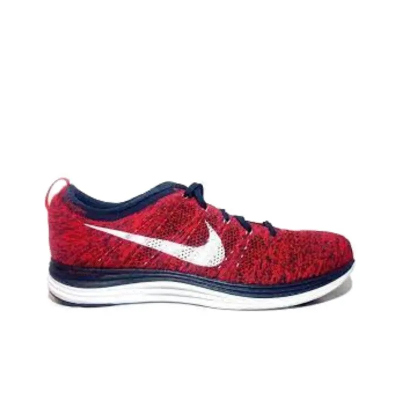Nike Flyknit Lunar1+ Bright Crimson Squadron Blue-1