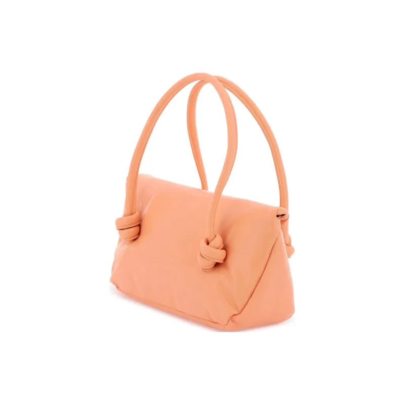 JIL SANDER Knot Detailed Padded Tote Bag-1